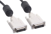 25ft DVI-D 24AWG Gold Plated Dual Link Cable w/ Ferrites